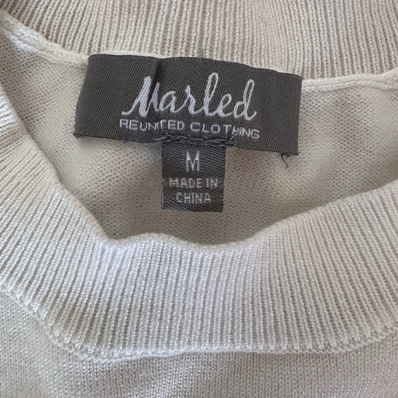 Red & White Striped ‘love’ Sweater - Picture 7 of 9